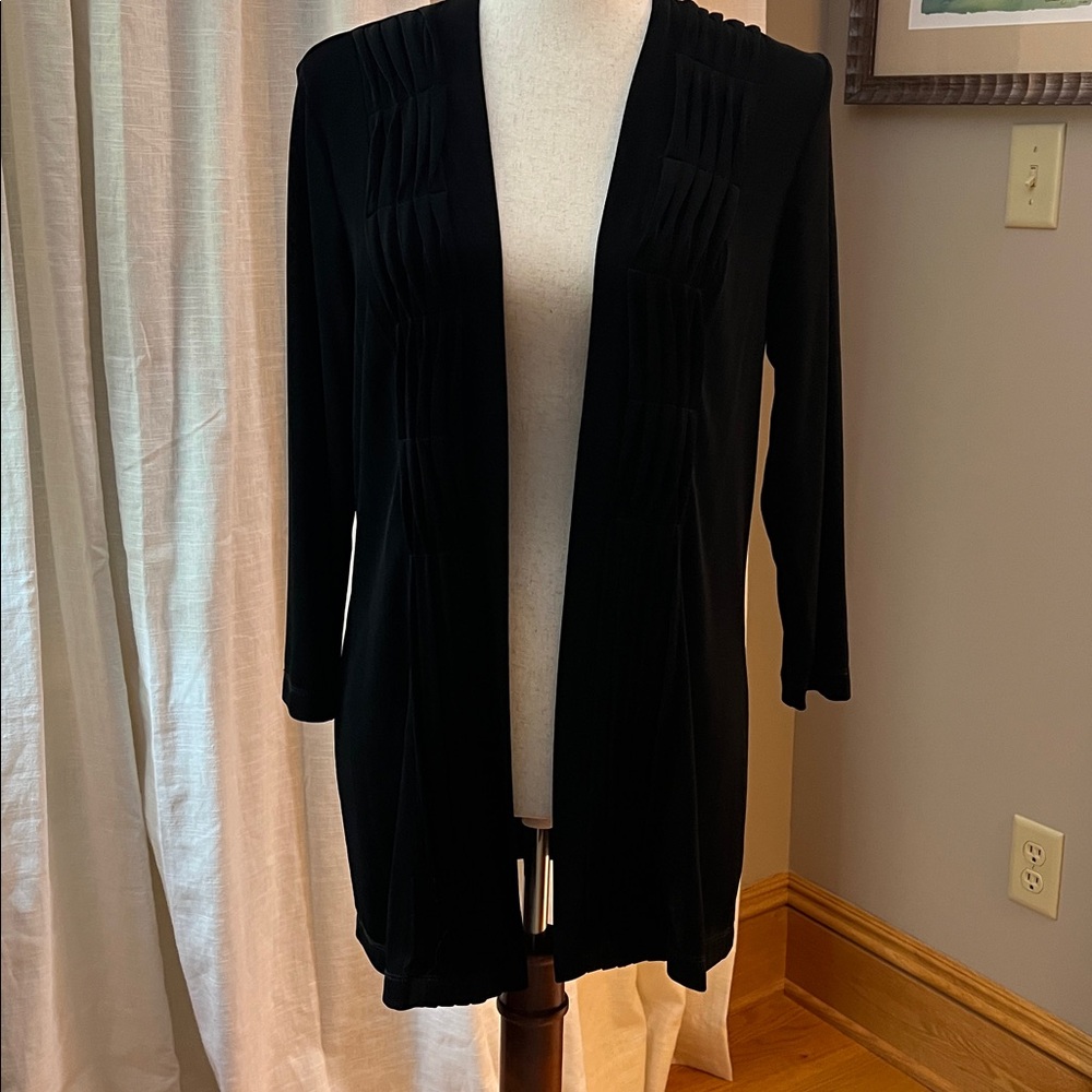 Chico's Travelers Classic Black Knit Jacket